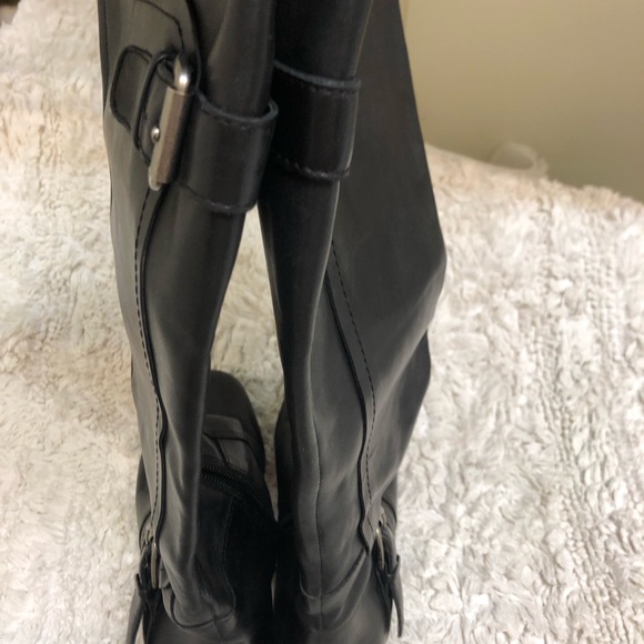 Leather Upper Nine West vintage America boots 5.5 leather upper, used condition - Picture 11 of 15